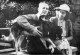 Lorin and Betty Kellogg Coats with dog